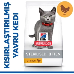 Sterilised Kitten Tavuklu Kısır Yavru Kedi Maması 1,5 kg