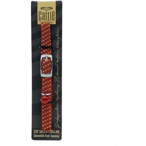 Lastikli Kedi Boyun Tasması Kırmızı 1x20-30 Cm