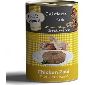 Chefs Choice Kıyılmış Tavuk Etli Tahılsız Yetişkin Konserve Kedi