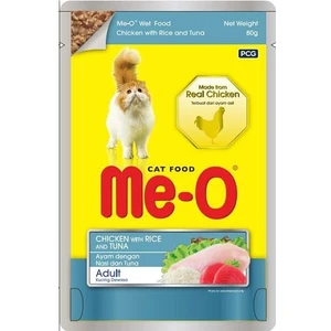 Meo Tavuk Pirinç ve Ton Balıklı Yetişkin Konserve Kedi Maması 80