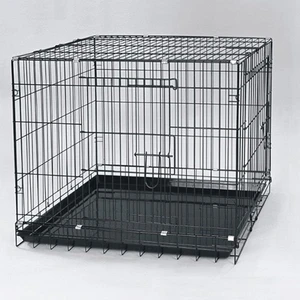 Metal Köpek Kafesi Siyah 93x56.5x63.5 Cm