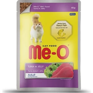 Meo Adult Jöle Ton Balıklı Yetişkin Pouch Kedi Maması 80 Gr