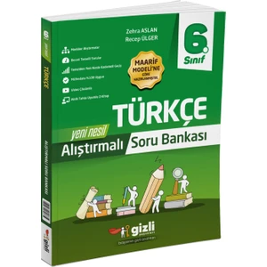 Gizli Yayınları 6. Sınıf Türkçe Alıştırmalı Soru Bankası