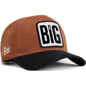 V1 Baseball Big Think - 1 Kod Logolu Unisex Camel-Lacivert Siperli Şapka (Cap)