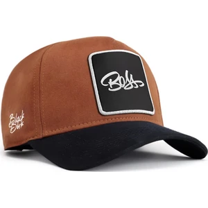 V1 Baseball Boss - 4sb Kod Logolu Unisex Camel-Lacivert Siperli Şapka (Cap)