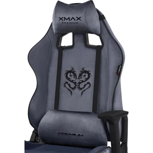 / Rio Balerion Terletmez Kadife Kumaş Antrasit Gaming Oyuncu Koltuğu / 120 Kg Taşır

