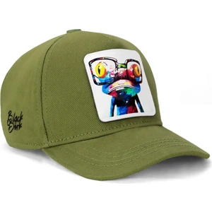 V1 Baseball Kids Bukalemun - 1 Kod Logolu Unisex Açık Yeşil Çocuk Şapka (Cap)