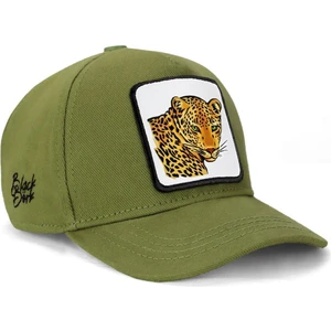 V1 Baseball Kids Jaguar - 1 Kod Logolu Unisex Açık Yeşil Çocuk Şapka (Cap)