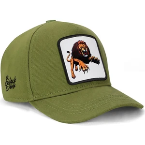V1 Baseball Kids Aslan - 5 Kod Logolu Unisex Açık Yeşil Çocuk Şapka (Cap)