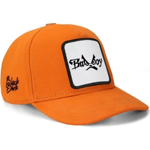 V1 Baseball Kids Bad Boy - 1 Kod Logolu Neon Turuncu Çocuk Şapka (Cap)