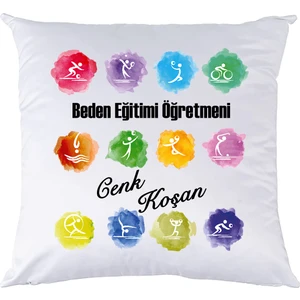 Beden Eğitimi Öğretmenine Hediye İsimli Yastık