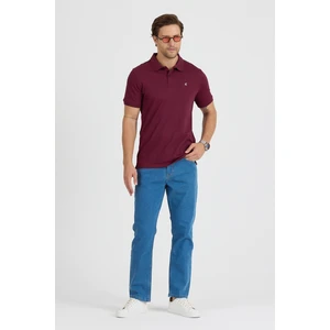 Regular Fit Pamuk Polo Yaka Kısa Kollu Pike Erkek Tişört 0002