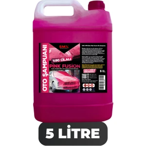 %90 Cilalı Pink Fusion Oto Şampuanı 5 Lt