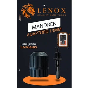 Matkap Mandren Seti Sds Plus Adaptörlü 13MM Lenox Tools