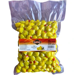 Duman Gurme Biberli Yeşil Zeytin Vakum 1 kg