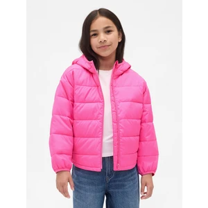 Kız Çocuk Pembe Coldcontrol Puff Ceket
