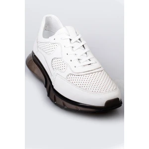 Hakiki Deri, Şeffaf Balon Taban, Iç Dış Deri, Erkek Sneaker Ayakkabı