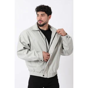 Oversize Bel Lastikli Suni Deri Mont ARW-OVR-50372