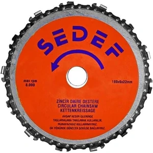 Sedef Zincirli Daire Testere 180 mm