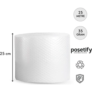 25CMX25METRE Patpat | 1. Sınıf Kalın Balonlu Naylon Rulo | 35GR Pat Pat Ambalaj Malzemesi