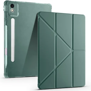 Lenovo Idea Tab Pro 12.7 TB-373FU Kılıf Tri Folding Kalem Bölmeli Standlı Kılıf Uyandırma Özellikli