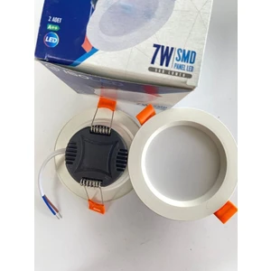 7W  Sıva Altı Spot LED (Beyaz Kasa, Günışıgı, )