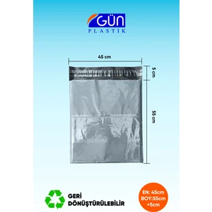 Cepli Kargo Poşeti 45 x 55 + 5 cm (100 Adet)