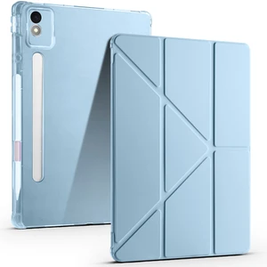 Lenovo Idea Tab Pro 12.7 TB-373FU Kılıf Tri Folding Kalem Bölmeli Standlı Kılıf Uyandırma Özellikli