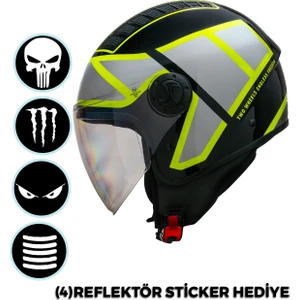 Ncr Air Çenesiz Kask (Ece Belgeli)