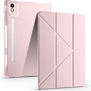Lenovo Idea Tab Pro 12.7 TB-373FU Kılıf Tri Folding Kalem Bölmeli Standlı Kılıf Uyandırma Özellikli