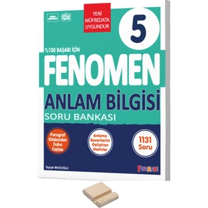 Fenomen Yayıncılık 5. Sınıf Anlam Bilgisi Soru Bankası ve Telefon Tutucu