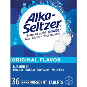 Alka-Seltzer Original Flavor Effervescent 36 Tablet