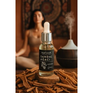 Natuur Collection 1881 Sandal Ağacı Esans Uçucu Yağ Doğal Yoğun Koku Buhurdanlık Difüzör Esansı 20 ml