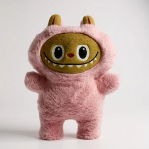 plentiful Labubu 35 cm Peluş Oyuncak , El Yapımı , Pembe