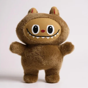plentiful Labubu 35 cm Peluş Oyuncak , El Yapımı , Kahve