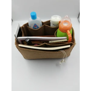 Tek Suluklu Canta Icı Duzenleyıcı   Sutlu Kahverengi