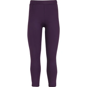 Mor Kız Çocuk Sahte 2 Cep Içi Peluş Extra Kalın Kışlık Tayt