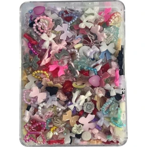 Tırnak Charm 1 Kutu 500 Lü Süs ;çarm Süs Nail Art