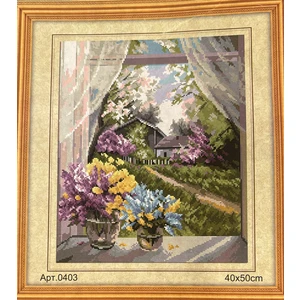 Ozn Aksesuar Goblen Etamin İşleme Seti 40x50 cm 403