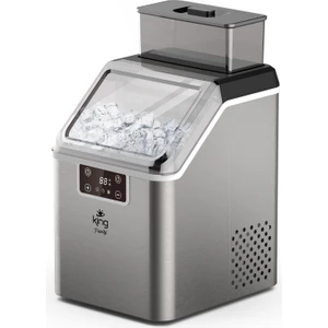 Frosty 25KG Buz Kapasiteli Pet Şişe Takılabilir Büyük Hazneli Buz Yapma Makinesi KBM7992