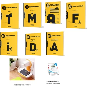 Hız Yayınları Lgs 2025 Soru Bankası Seti Türkçe Matematik Fenbilimleri Tc Inkılap Din Ingilizce   Paragraf Priz Tutucu ve Deneme Hediye