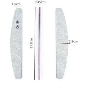 Anıl Gel Polish Protez Tırnak _ Kalıcı Oje Için Kağat Törpü Manikür / Pedikür 100/180 Gritli 4 li Törpü