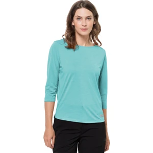 Jack Wolfskin Pack & Go 3/4 T Kadın Mavi Tişört