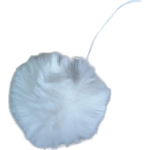 Şapka Ponponu Beyaz