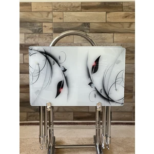 Çanta Zigon Sehpa, 4'lü Sehpa, Zigon Sehpa, Servis Sehpası, Camlı Sehpa, Krom Sehpa, Katlanır Sehpa