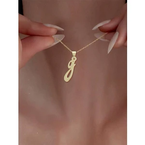 14 Ayar Altın G Harfi Kolye Ucu 0.3 Gr, KC17113 Kodlu