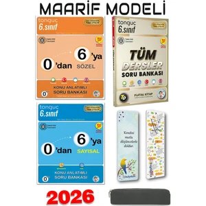 Maarif Model Tüm Dersler Soru Bankası - 0'dan 6'ya Konu Anlatımlı Soru Bankası Set