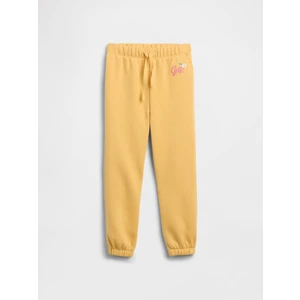 Kız Bebek Hardal Gap Relaxed Gap Logo Pull-On Jogger