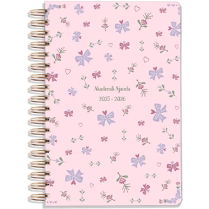 Crow Notebook 2026 A5  Akademik Ajanda 15X21 cm - 107 Ad. Sticker Hediyeli - Lastikli - 12 Aylık