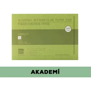 Suluboya Akademi Blok Defteri (Cold Press) 18X12.5CM, %100 Pamuk, 200GR (20 Yaprak)